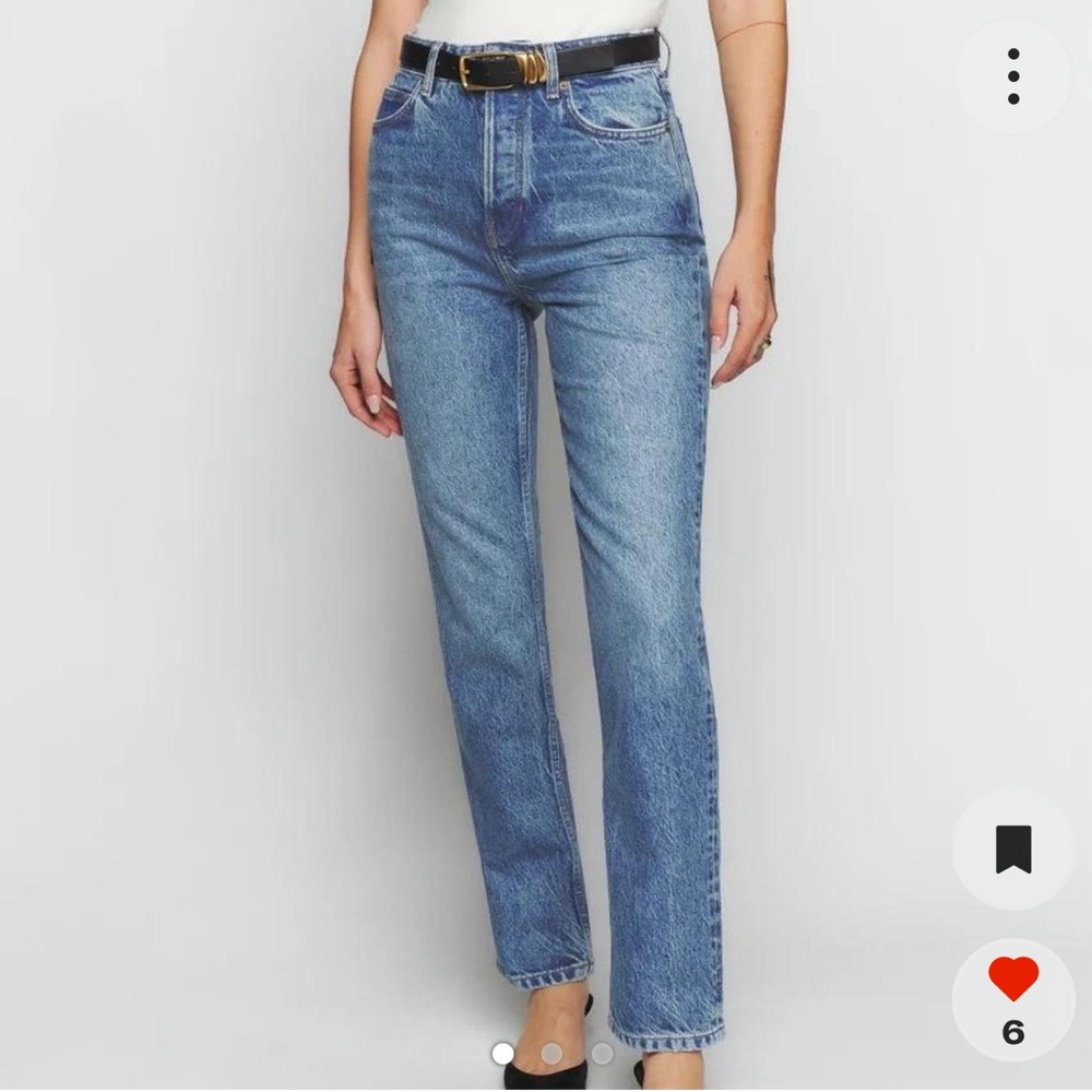 Reformation Cynthia jeans size 27 Colorado wash